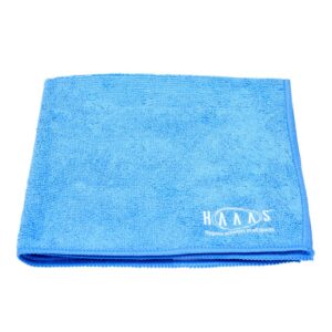 paño de microfibra profesional premium, 40x40 cm, azul, haaas